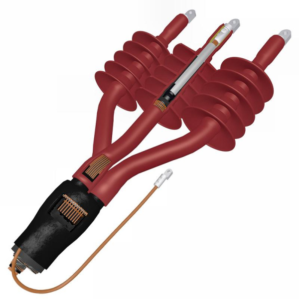 Муфта кабельная концевая наружн. установки 6кВ 3ПКНтпБ6-70-В с наконечн. 9033953 Подольск 3pkntpb06x070v