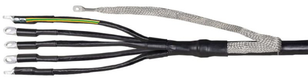 Муфта концевая ПКВ(Н)тпбэ 5х70/120 с болт. наконечн.; ППД ПВХ/СПЭ изоляция 1кВ IEK UZM-XLBK1-NVN5-70120SZ